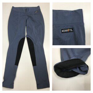 Kerrits Women's Blue Leggings with Black Accents